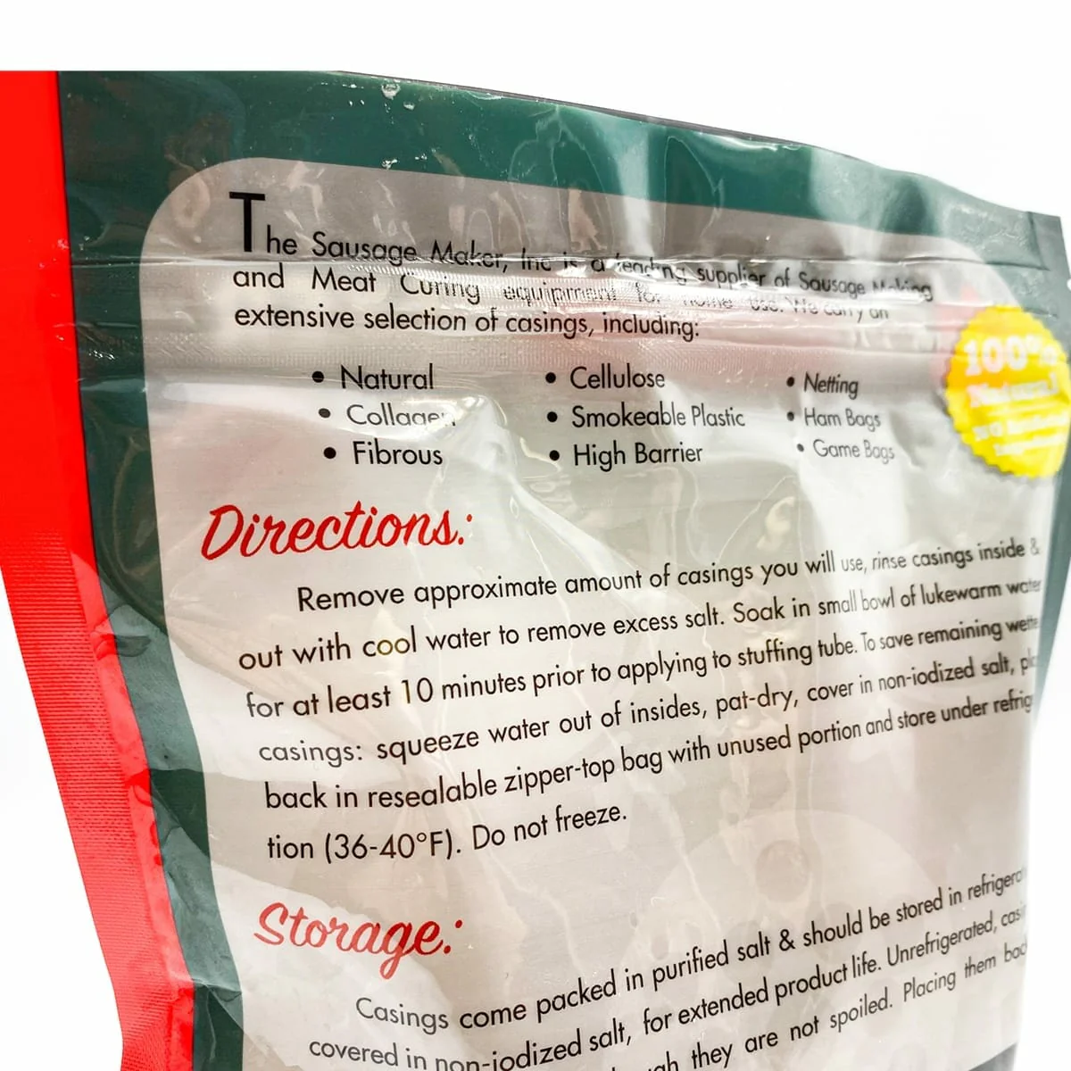 Natural Beef Casings Home Pack 2Pack - Image 3